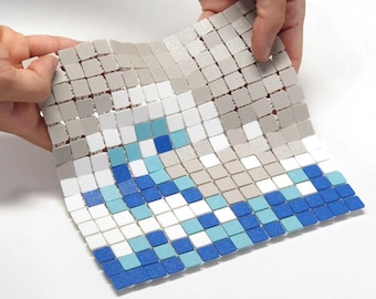 Cota de malla de pixel art personalizable - Impresión 3D