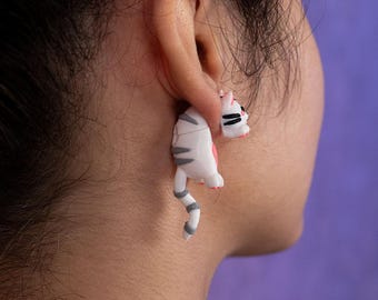 Colección de pendientes de animales impresos en 3D