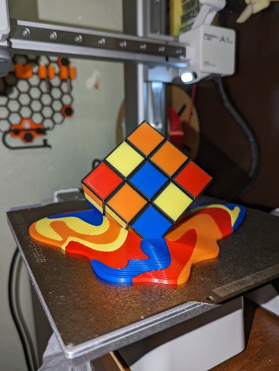 Melting Rubik's Cube - 3D Print