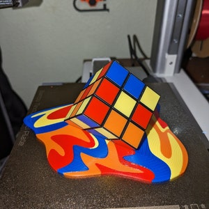 Melting Rubik's Cube - 3D Print image 3