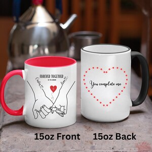 Personalized Pinky Promise Coffee Mug: Custom Couple Gift
