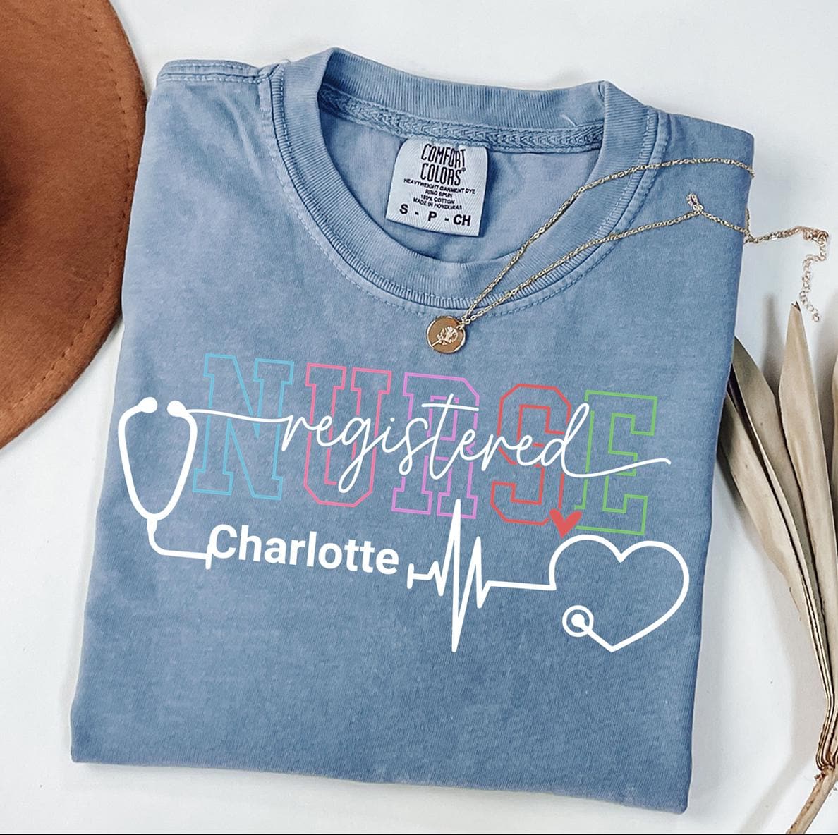 ♡SOLD OUT♡Thank you♡ Personalized RN Shirt: Custom Name Registered Nurse Tee - Etsy
