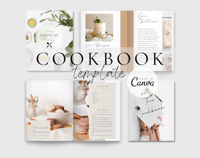 Recipe and Spec Templates for Restaurants, Editable Canva Templates, 13 ...