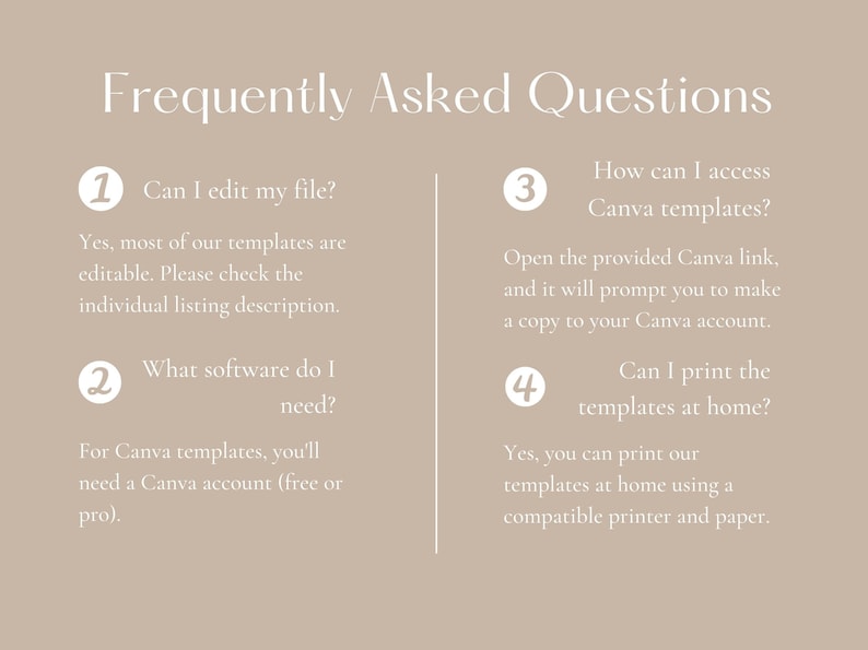 Family cookbook template for Canva instructions.