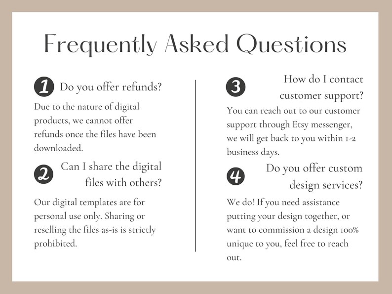 Cookbook instructions for Canva for food bloggers and family recipes.