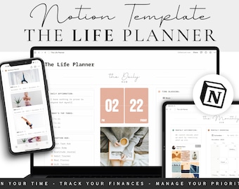 That Girl Notion Template 2024 | Notion Planner Dashboard | ADHD Notion Planner Template | Notion Life Planner | Notion Cleaning Schedule