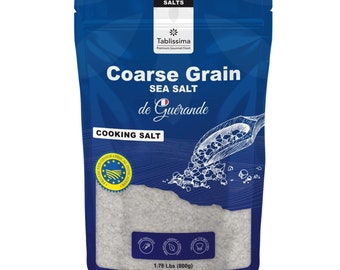 Tablissima- Sea Salt Coarse Grain. 800 grams-1.76 lb. Made in France