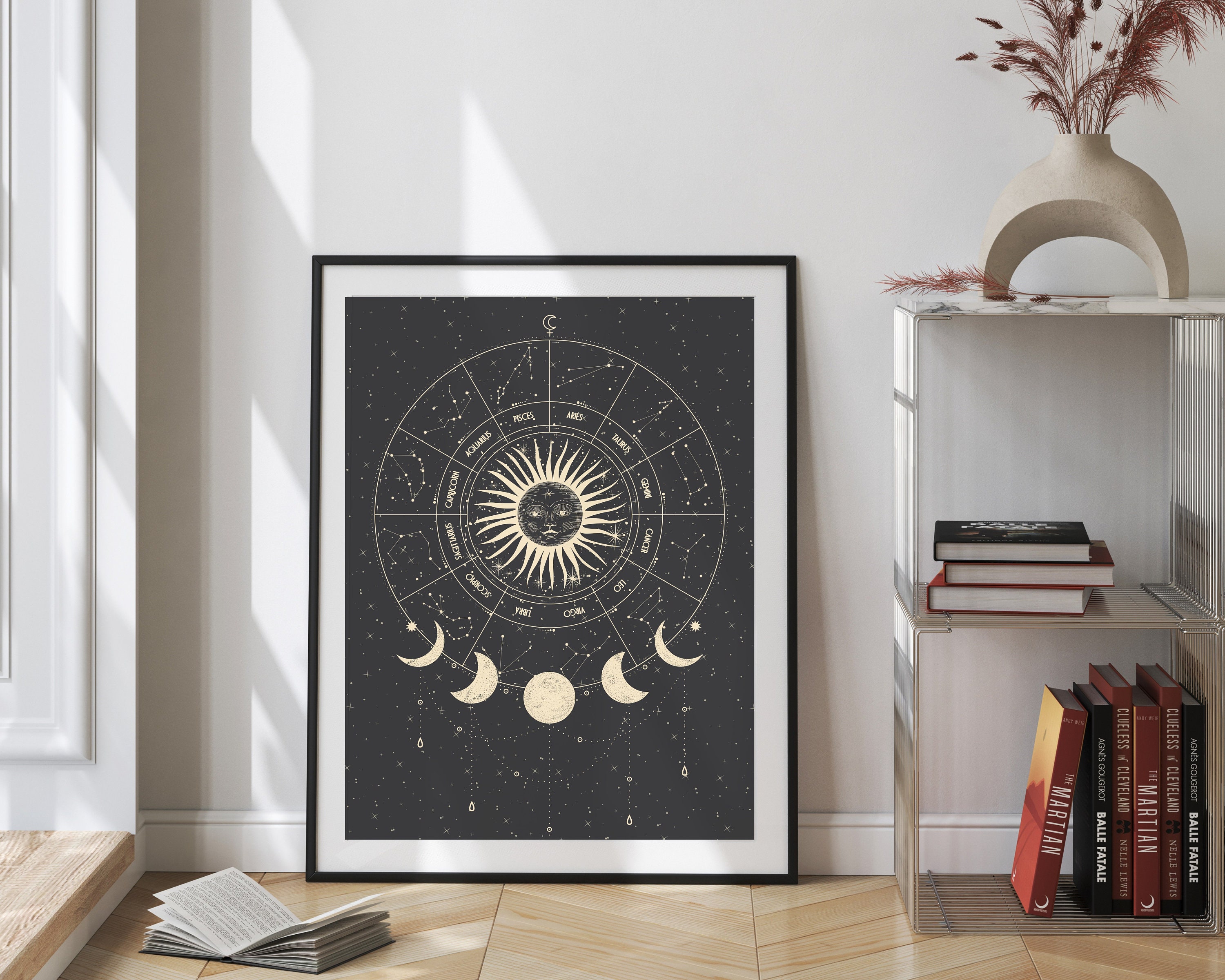 witchy-art-print-celestial-art-print-moon-stars-poster-dark