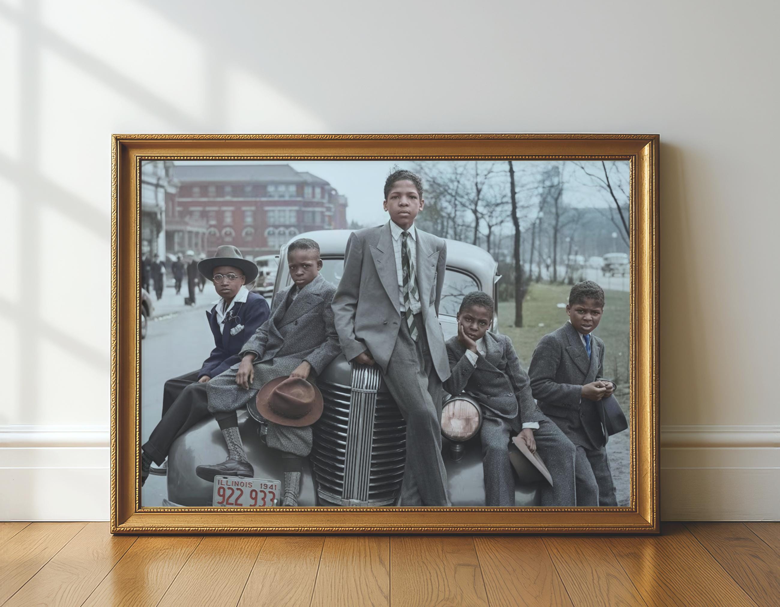 Vintage Chicago Poster, Bronzeville Chicago Easter Morning Southside ...