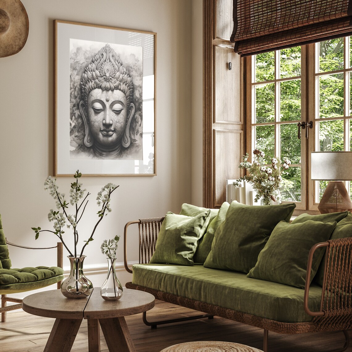 Buddha Wall Art, Buddhist Art Painting, Spiritual Wall Art, Spiritual ...