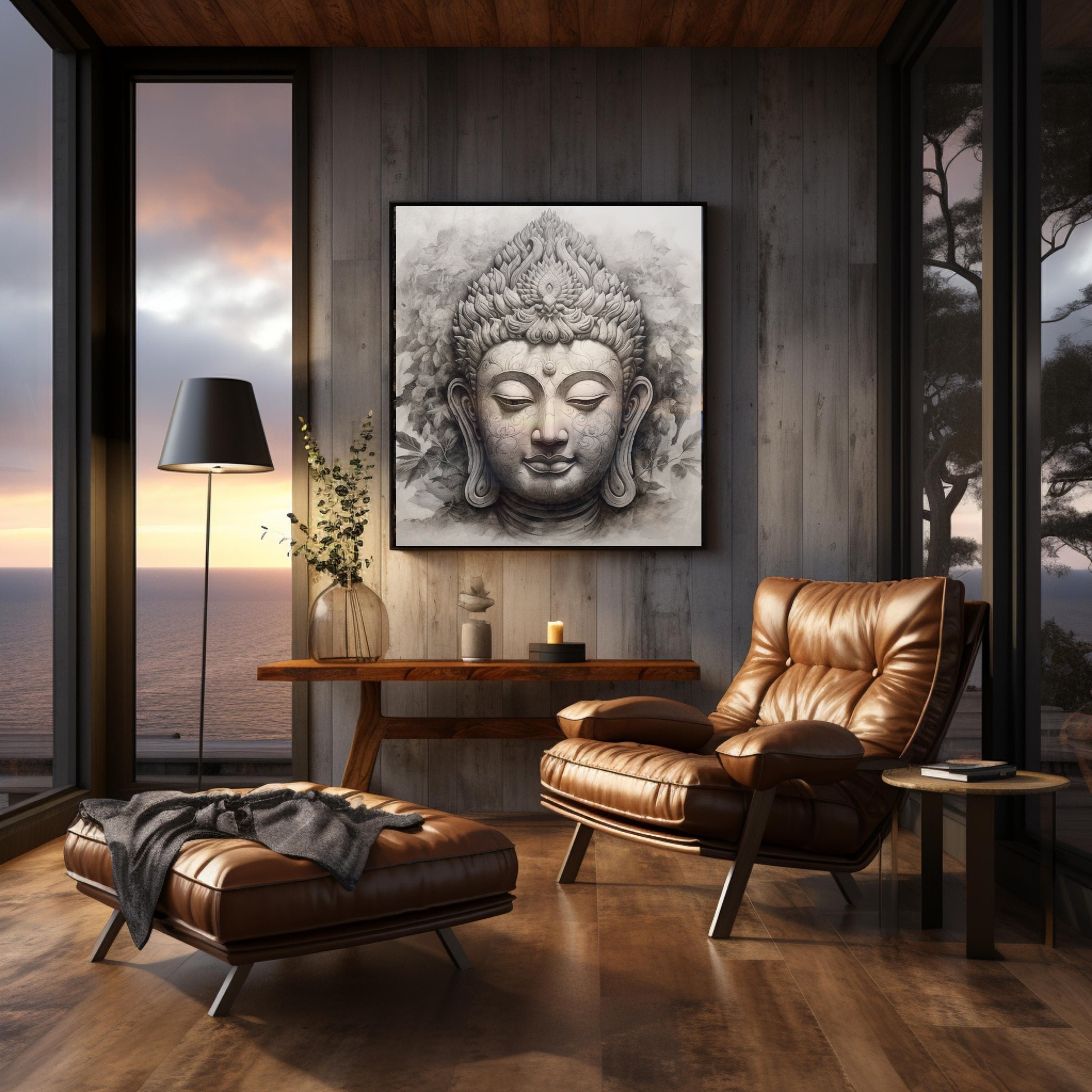 Buddha Wall Art, Buddhist Art Painting, Spiritual Wall Art, Spiritual ...