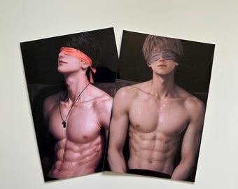 Love and Deepspace Cards of Blindfold Caleb and Xavier/ Love and Deepspace Cards