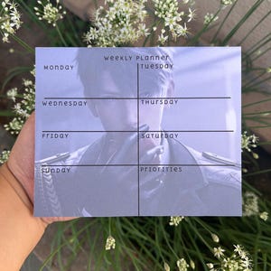 Love and Deepspace Stationery/ Caleb Weekly Planner + FREE HOT BODY Notepad