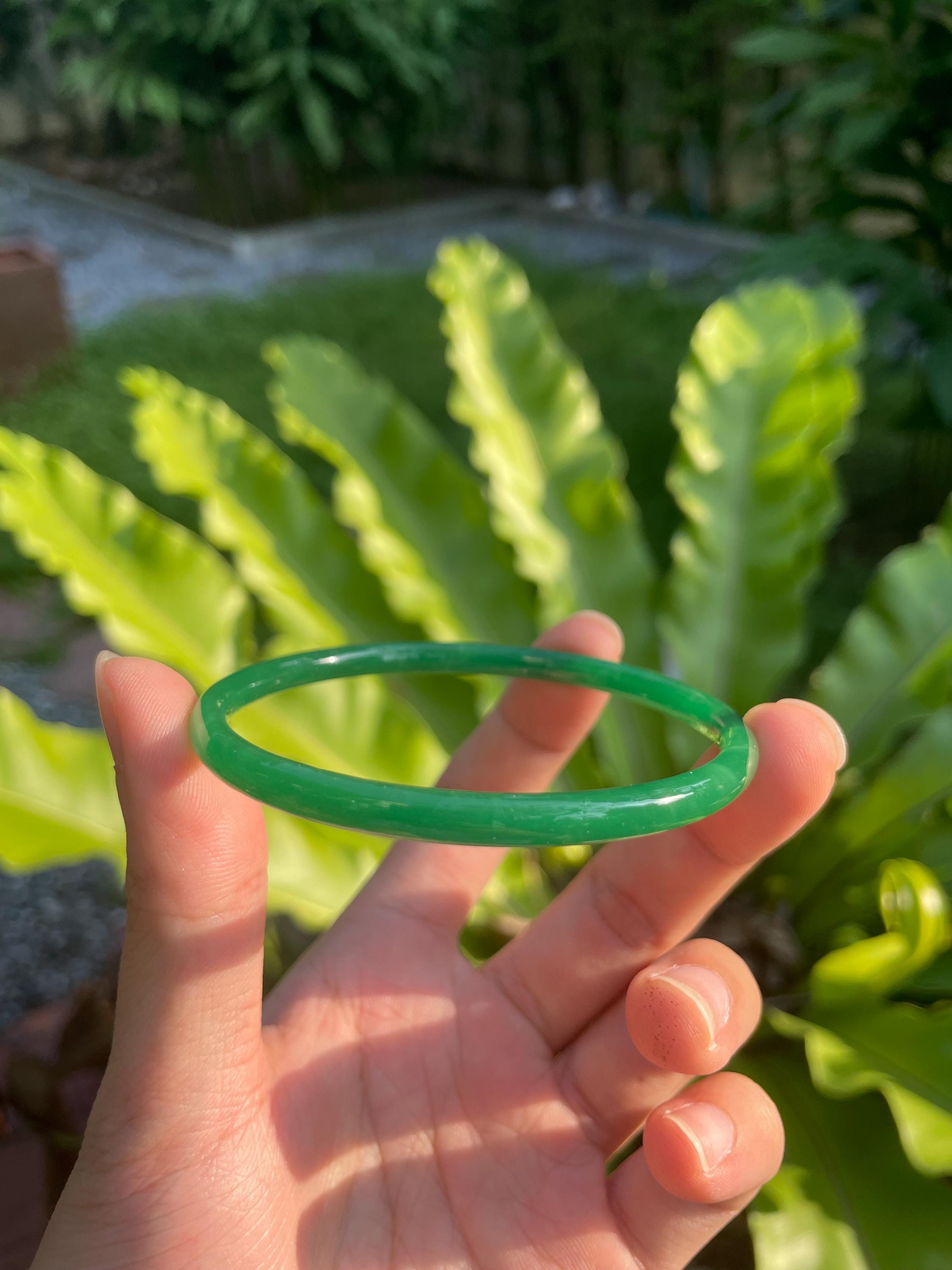 Jade bangle - Etsy 日本