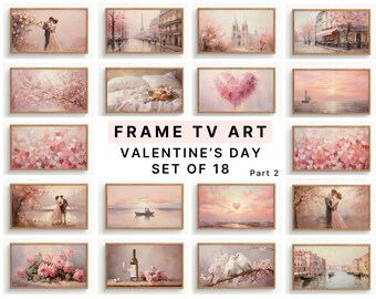Valentines Day Samsung Frame TV Art Valentines Bundle Set of 18 - Part 2 | Frame TV Art Valentines TV Art Frame Valentines Decor Romance 557