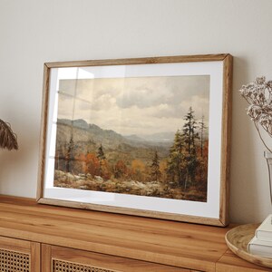 DOARTDO 3-Piece Fall Forest Canvas Wall Art - Framed Autumn Landscape Prints For Home Decor - View #2