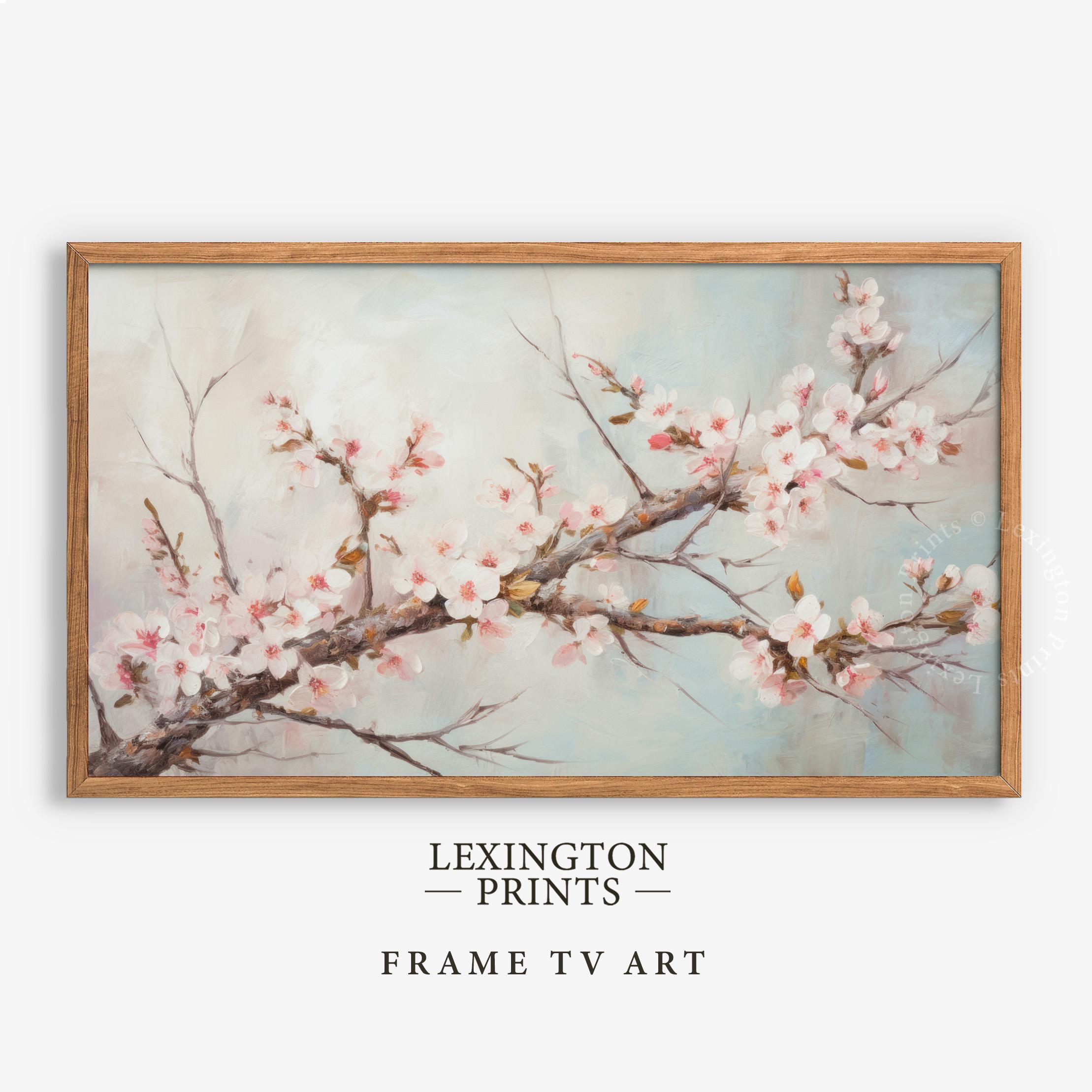 Cherry Blossom Spring Samsung Frame TV Art Spring TV Art