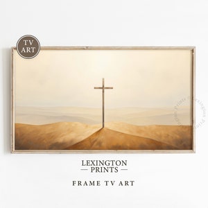 Christian Cross TV Art Jesus TV Art, Easter Frame TV Art Christian Tv Art Christian Decor, Easter Tv Art Religious Tv Art Minimalist Art 643