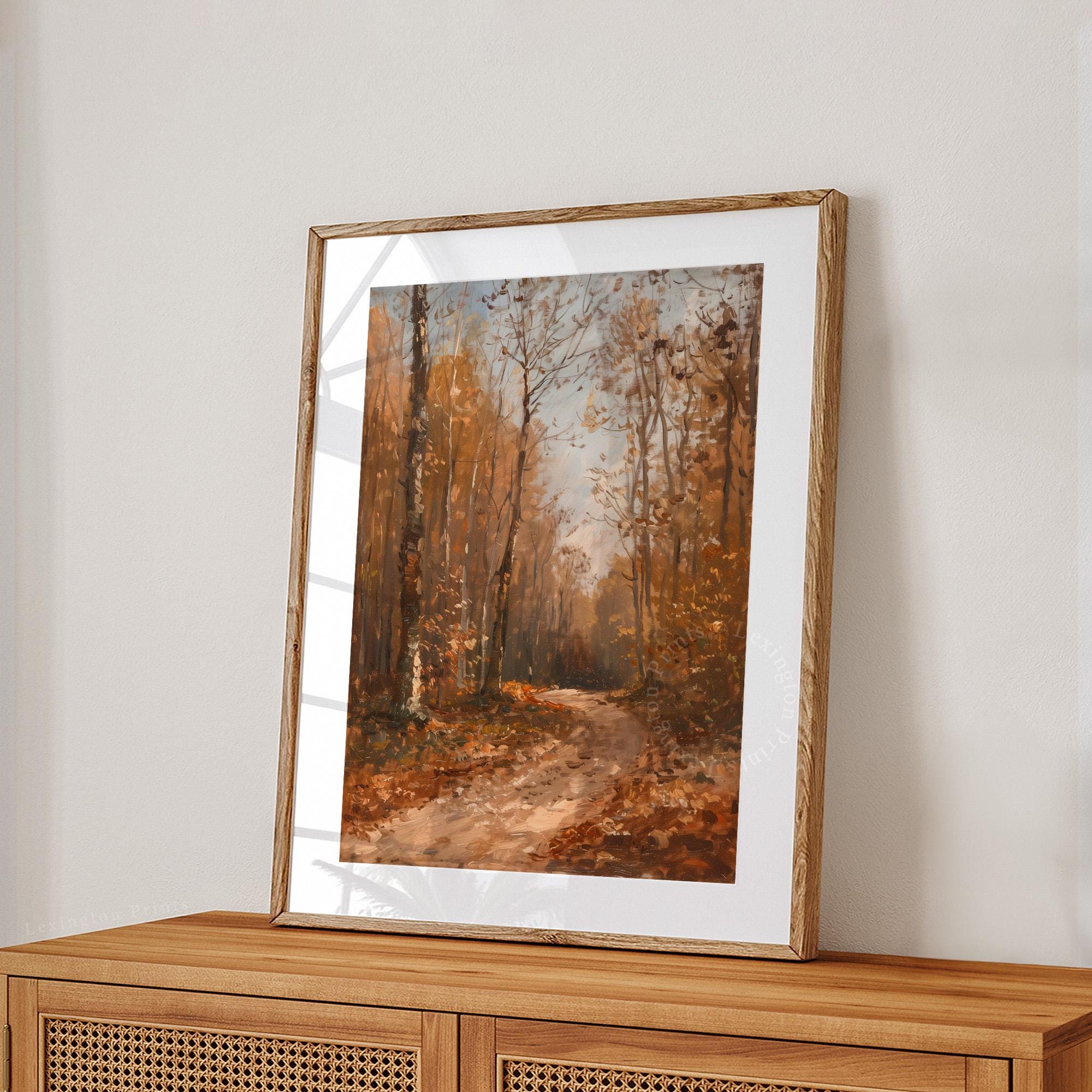 Rustic Fall Landscape Print, Fall PRINTABLE Wall Art, Fall Print Autumn ...