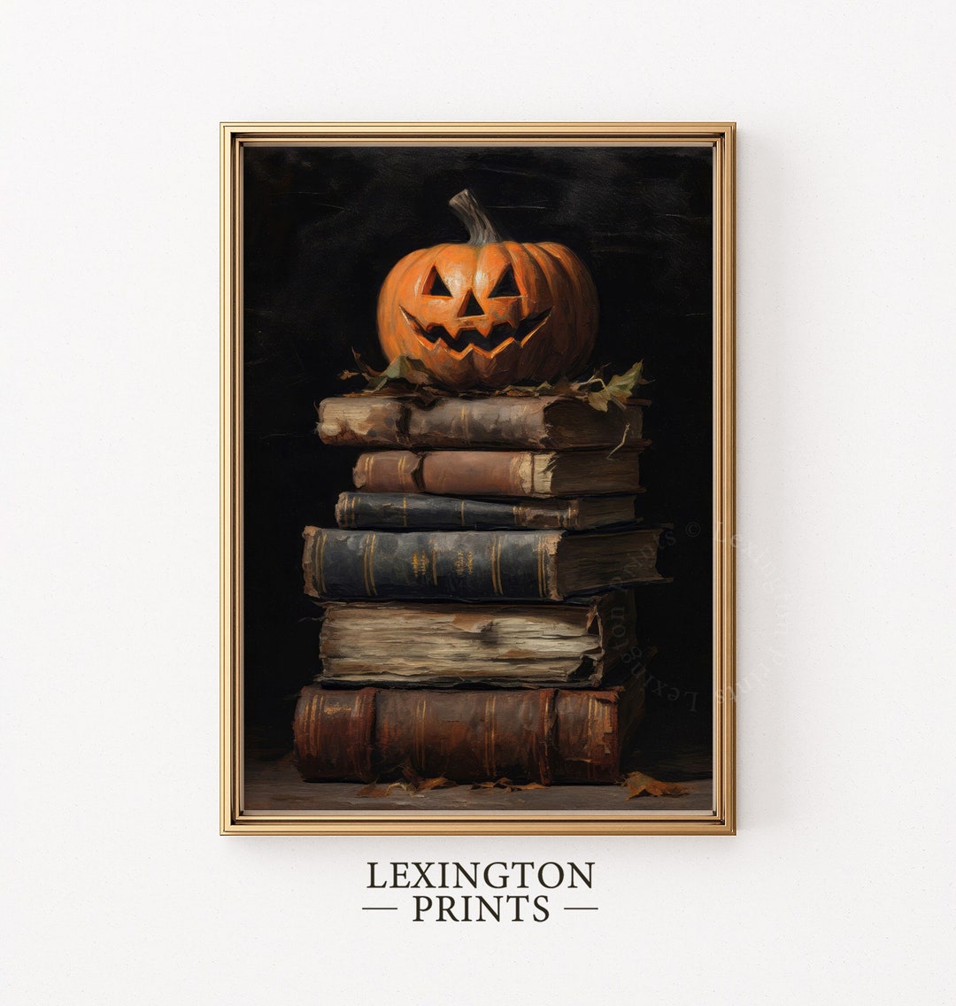Rustic Halloween Wall Art Jack O Lantern Printable Pumpkin Still Life ...