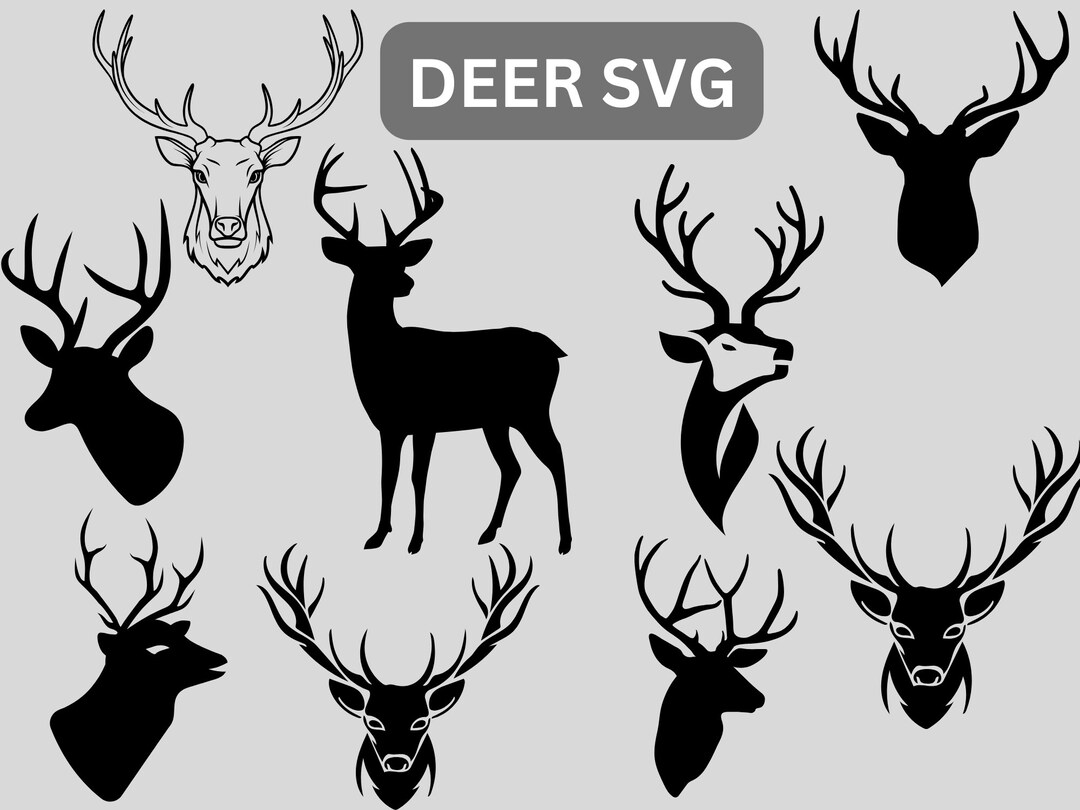 DEER SVG Deer Mini Svg Bundle Deer SVG Bundle Hunting Svg - Etsy