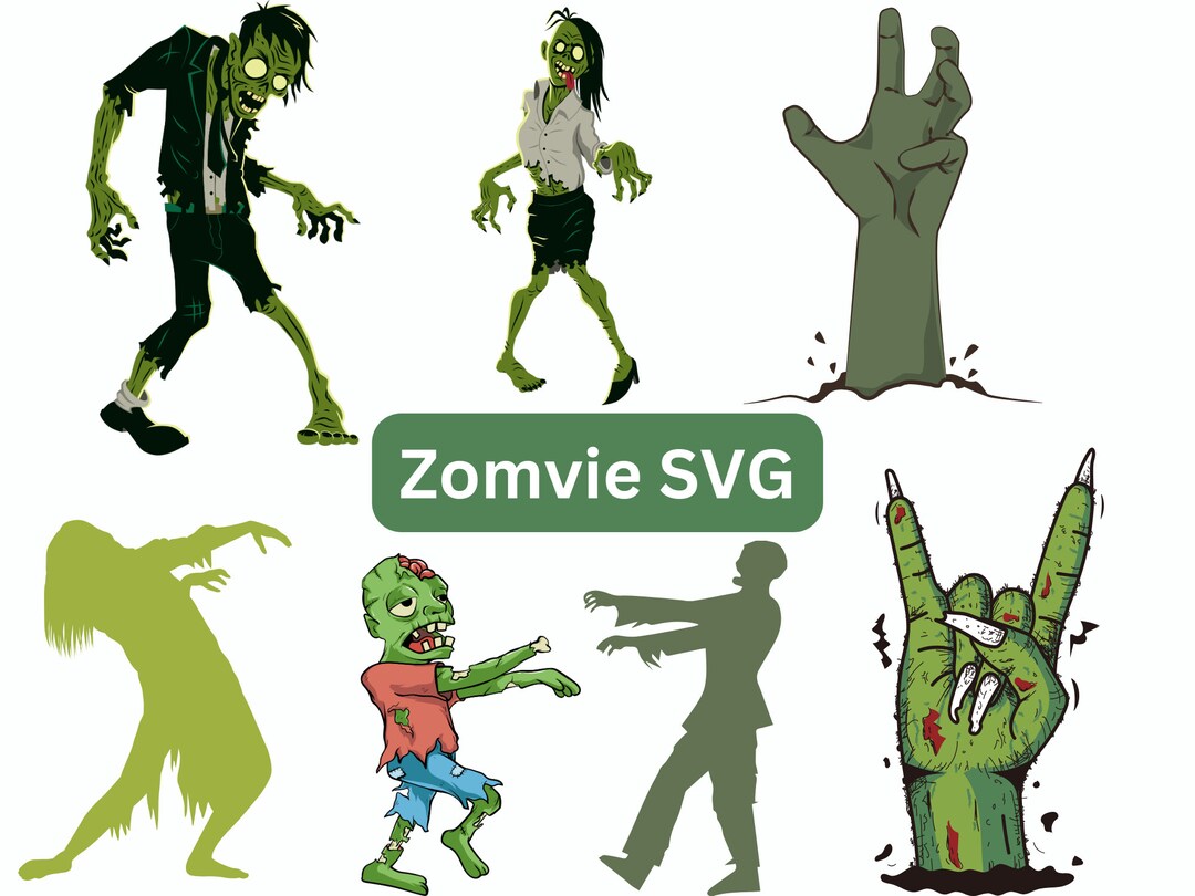 Zombie Svg, Halloween Svg, Horror Svg, Zombie Hands, Spooky Season SVG ...