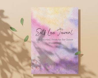 The Self Love Journal Printable, Self Love Workbook, Journal Prompts, Self Care Journal, Self Care Planner, A4 PDF Instant Download
