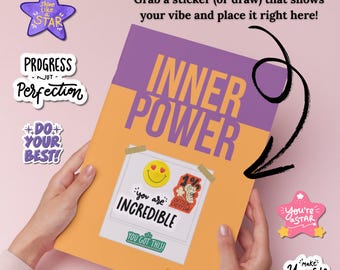 Inner Power Playbook Printable | DBT Workbook Inspired | CBT | 30-Day Mindset Challenge with 8 Action Quests  | Self-Growth Journal PDF