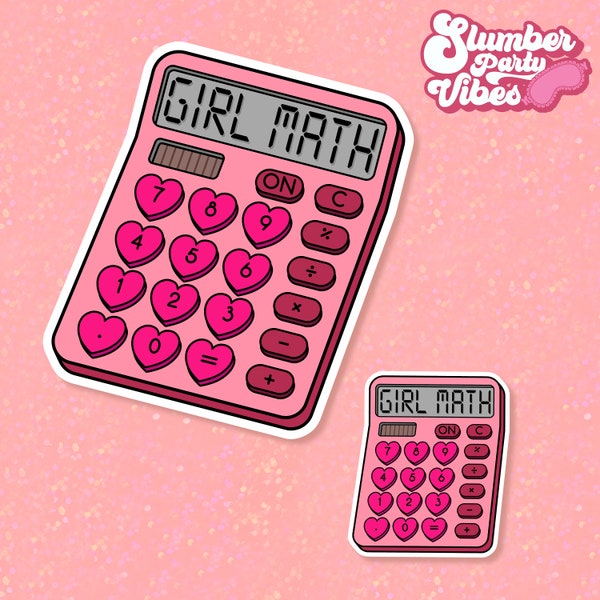 Girl Math Sticker