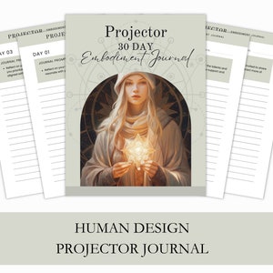Human Design Projector Journal - Human Design Journal - Projector - Human Design - Human Design type - Human Design Notebook - Printable.