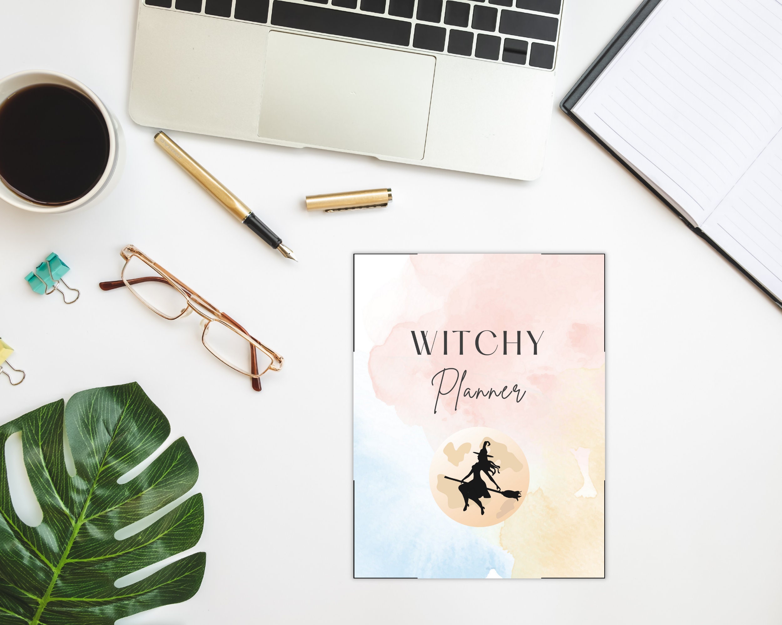 Printable Witchy Planner Digital Planner Witch Witchy Planner Kit Pagan ...