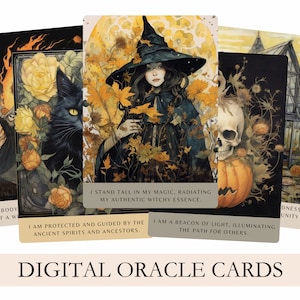 Selbstliebe Orakel Karten - Affirmationskarten - Wicca - White Witch Affirmationskarten - Wicca - Spirituelle Karten.