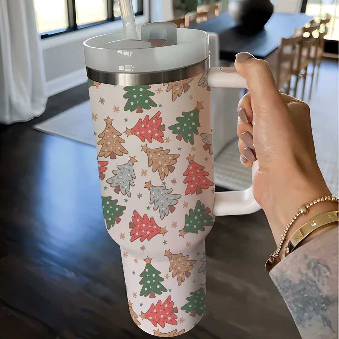 6er Set Weihnachts-Strohhalm-Abdeckkappen Für Stanley-Becher – Süße Silikon-Kappen, Kompatibel Mit 30 Oz & 1,2 L