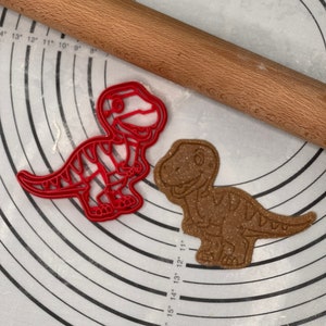 T-Rex Tyrannosaurus Rex Baby Dinosaur Cookie Cutter & Mold 4.5-Inch-Scale Produced by 3D Kitchen Art