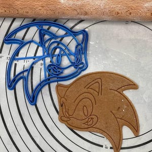 The Hedgehog Cookie Cutter und Mould Produziert von 3D Kitchen Art Sonic