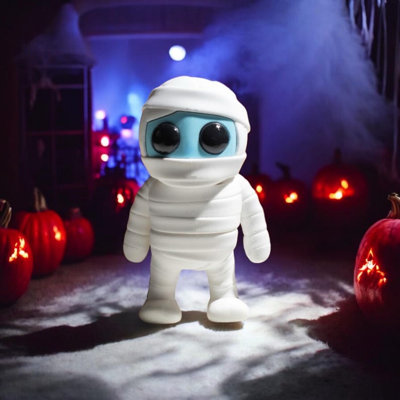 Tiny Mummy Articulated 3D Printed Fidget Toy Etsy