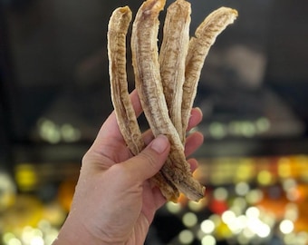 Organic Dried Banana Sticks. Vealthy Vegan Snacks Non-GMO, Vegan, Gluten Free, Kosher 100% Ripe Organic Banana 150 g