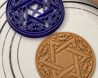 Magen Dovid Jewish Star David’s Cookie Cutter Produced by 3D Kitchen Art
