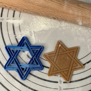 Star of David Magen Dovid Jewish Star David’s Cookie Cutters & Molds Produced by 3D Kitchen Art