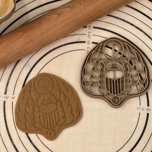 Egyptian The Scarab Beetle Cookie Cutter & Mold Produced by 3D Kitchen Art Set