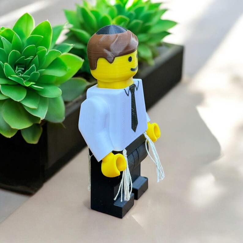 Izik der Zadick | Zaddik | Zaddik | Tzadik | Clicky Toy Freund Gelenk, Flexibles 3D Gedrucktes Fidget Spielzeug für 3D Gedrucktes Geschenk Fidget Spielzeug Bild 3