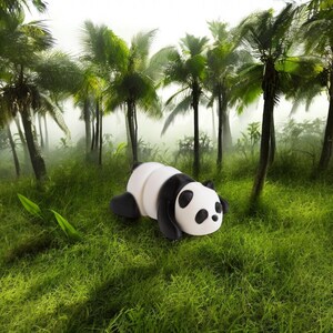 Baby Panda Flexi Articulated 3D Printed Fidget Toy