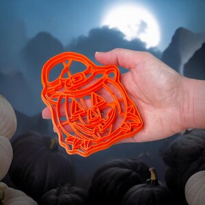 Halloween Jack O’Lantern Halloween Cookie Cutter & Mold  Produced by 3D Kitchen Art