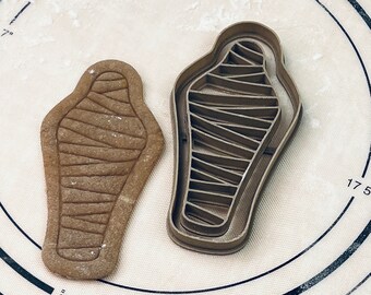 Egyptian Mummy Cookie Cutter & Mold Produced by 3D Kitchen Art Set