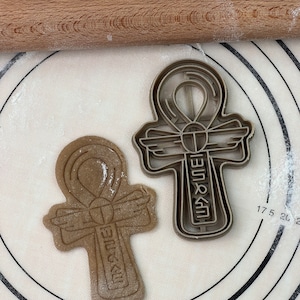Egyptian The Ankh Cookie Cutter & Mold Produced by 3D Kitchen Art Set