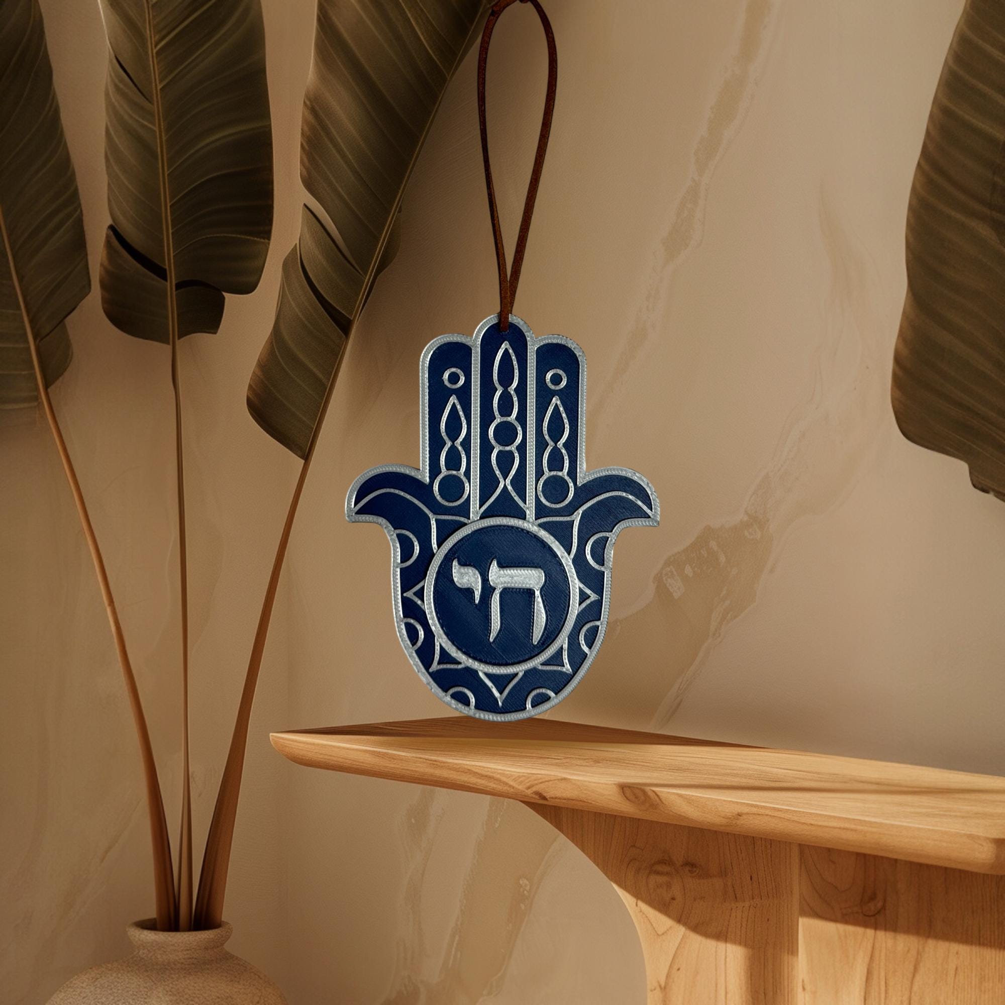 Hamsa Chai Hand Ornament | Esoteric Decor | Spiritual Decor | Boho ...