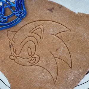 The Hedgehog Cookie Cutter und Mould Produziert von 3D Kitchen Art Sonic