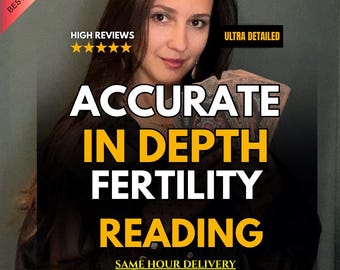 Fertility Reading, Pregnancy & Gender Prediction, Detailed Pregnancy Reading, Tarot Cards, Tarot Deck, Fertility Tarot Reading, SAME HOUR