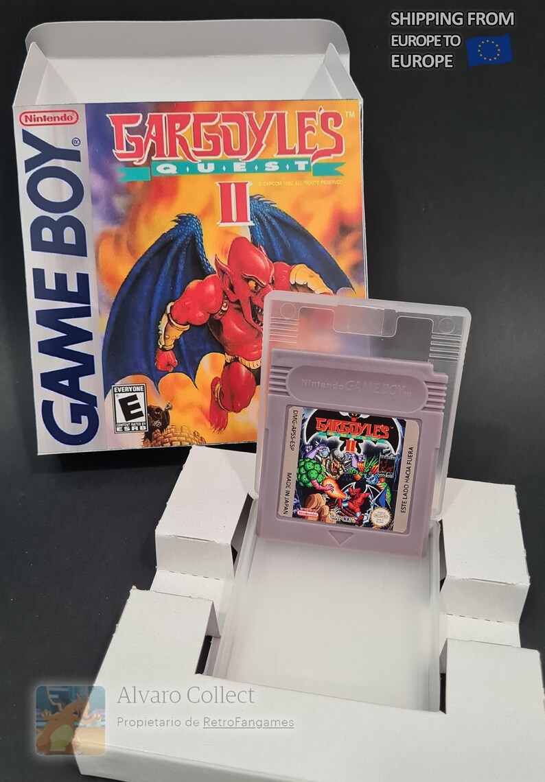 Jeu Game Boy Gargoyles Quest, Cartouche Seul, Très Bon état