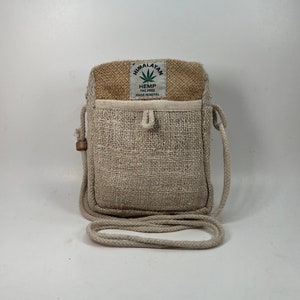 Minitasche aus Hanf | Hanf Passport Tasche |